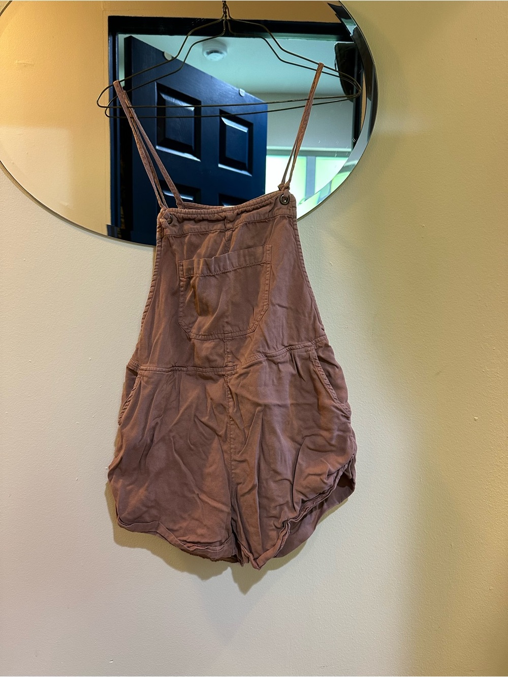 Billabong Mauve Overall Romper Shorts Women’s Small